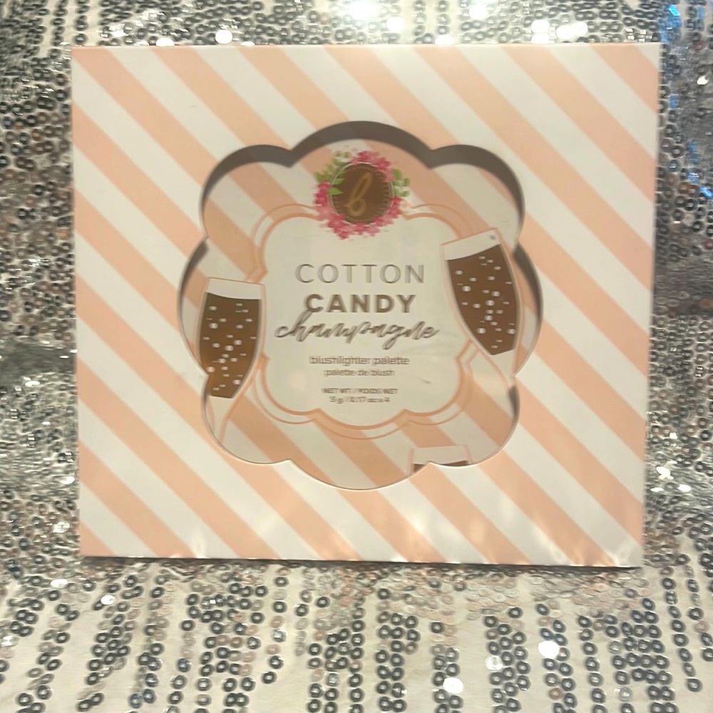 Cotton candy champagne blush highlighter palette